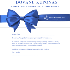 Dovanų kuponas "asmeninis prigimties horoskopas"