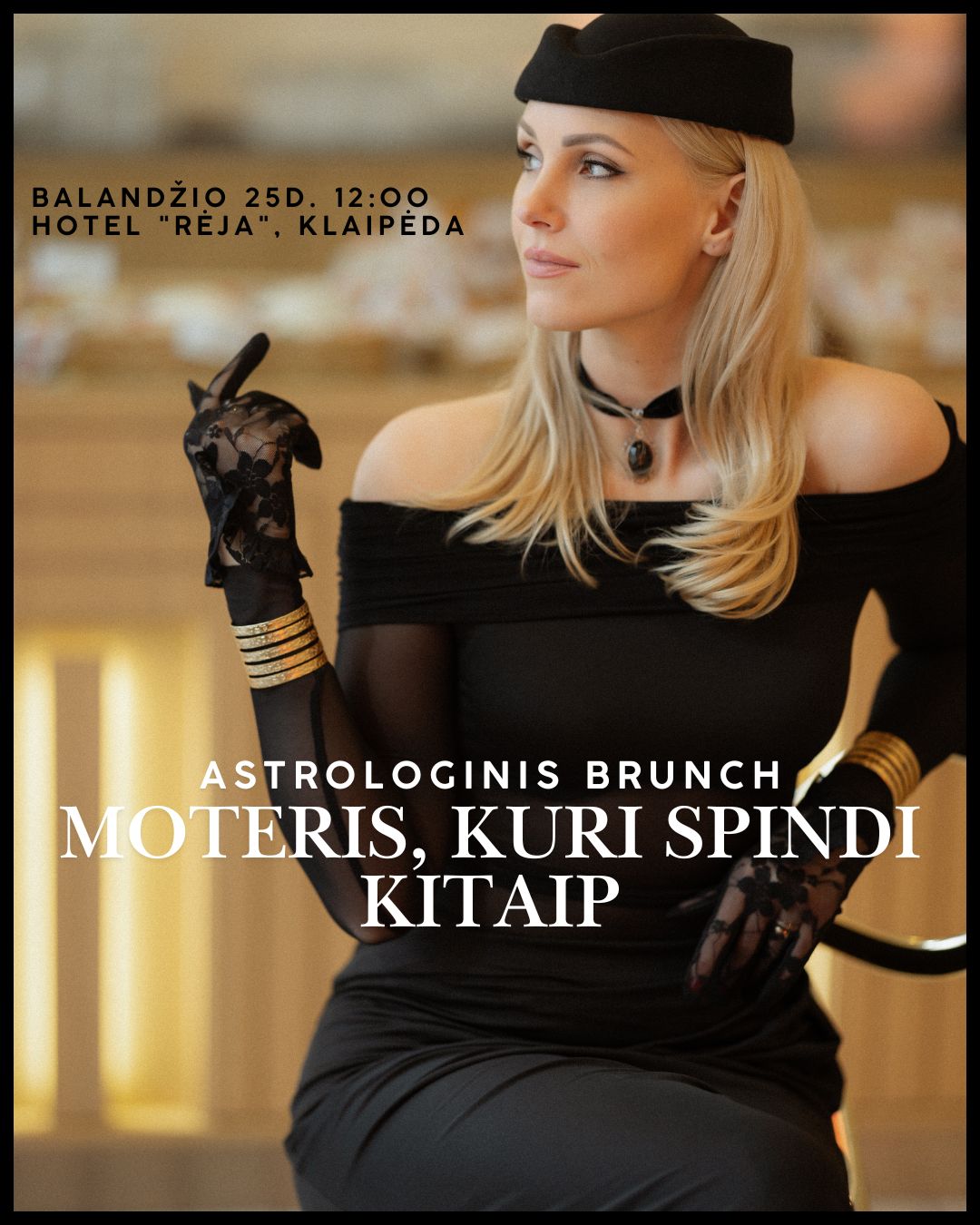 Moteris, kuri spindi kitaip